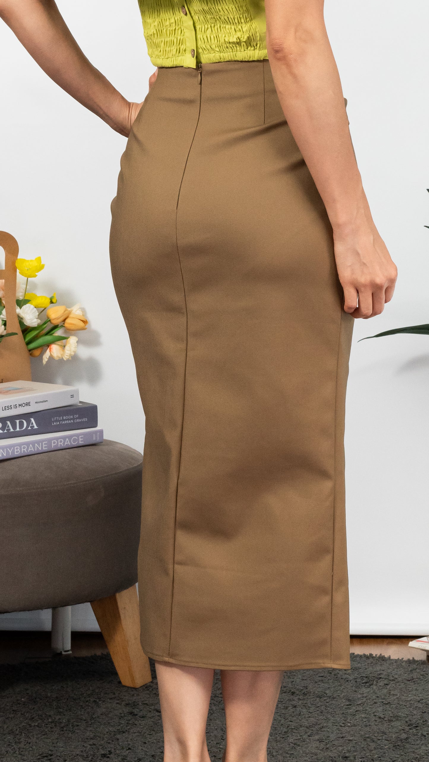 Elyana Skirt (Khaki)