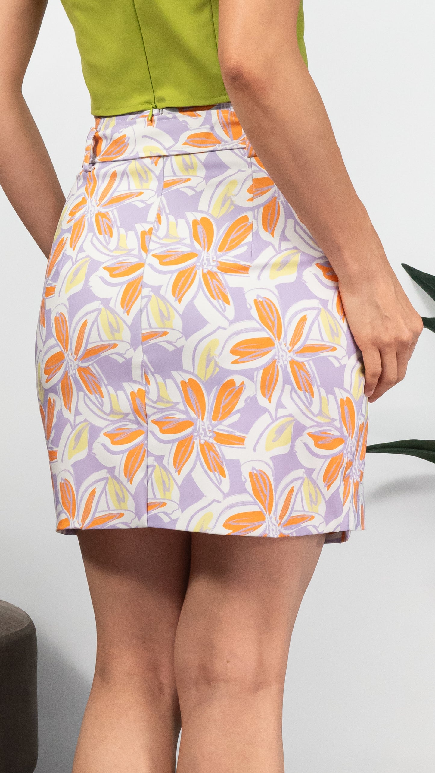 Oleander Skirt (Orange)