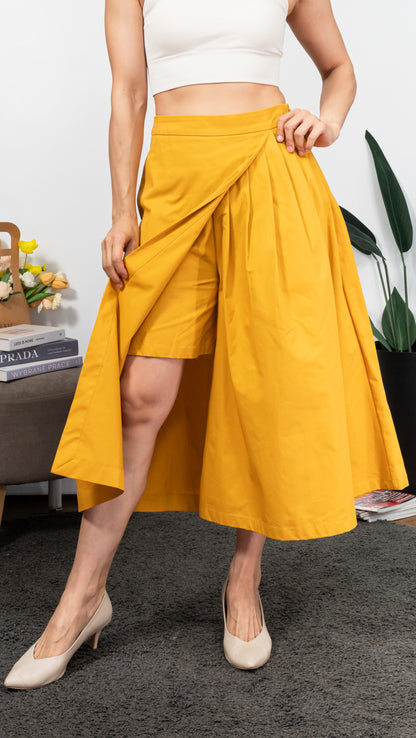 Pleated Pants (Mustard)