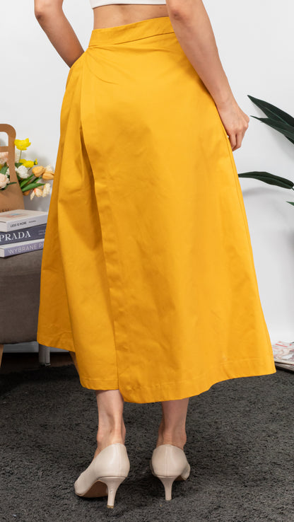 Pleated Pants (Mustard)