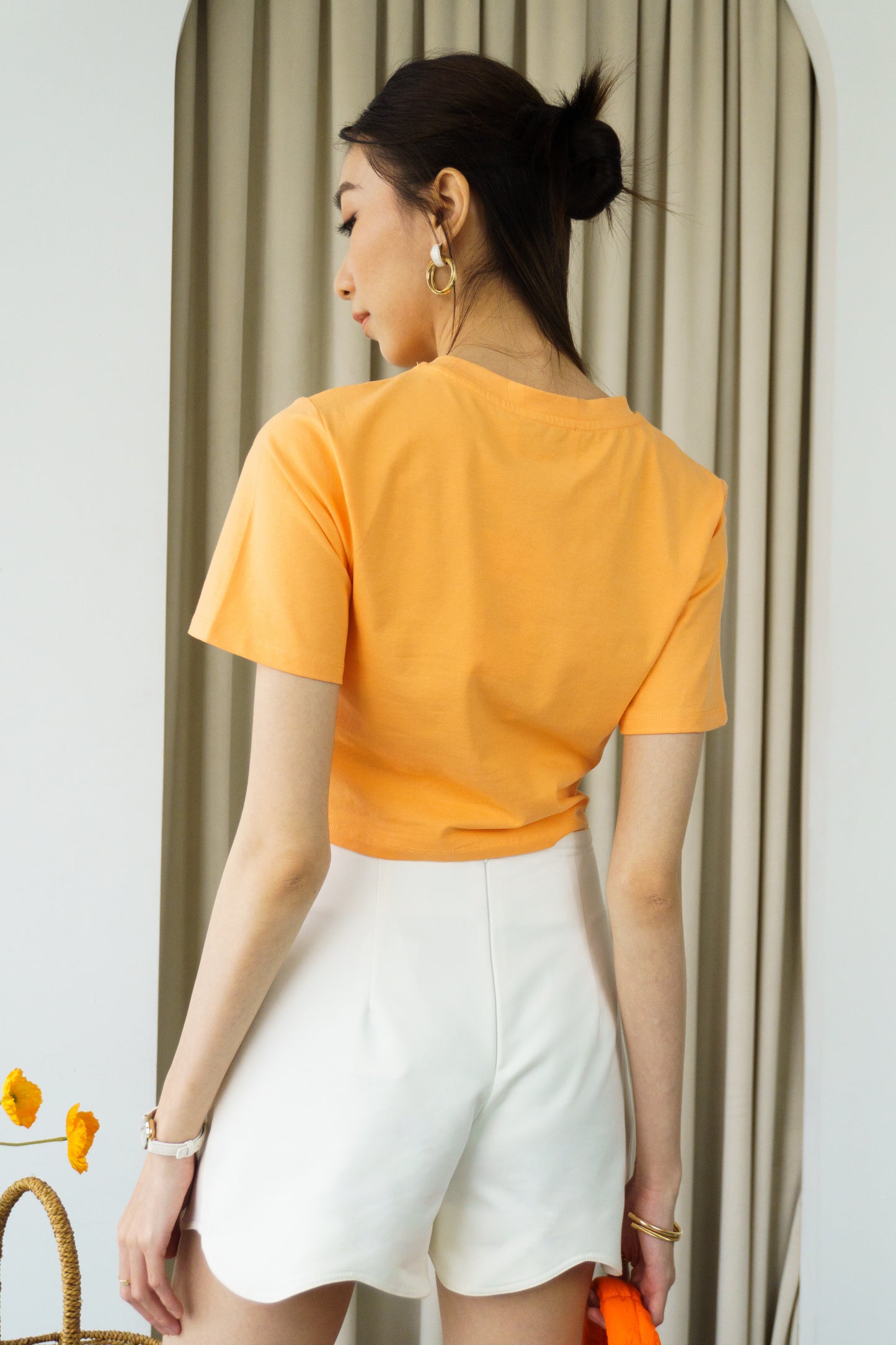 Ring-Accent Top (Orange)