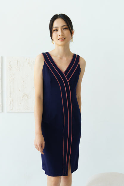 Kaylee Dress (Navy Blue)