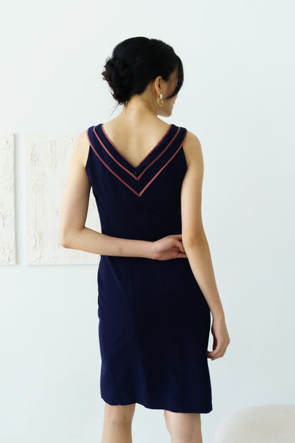 Kaylee Dress (Navy Blue)