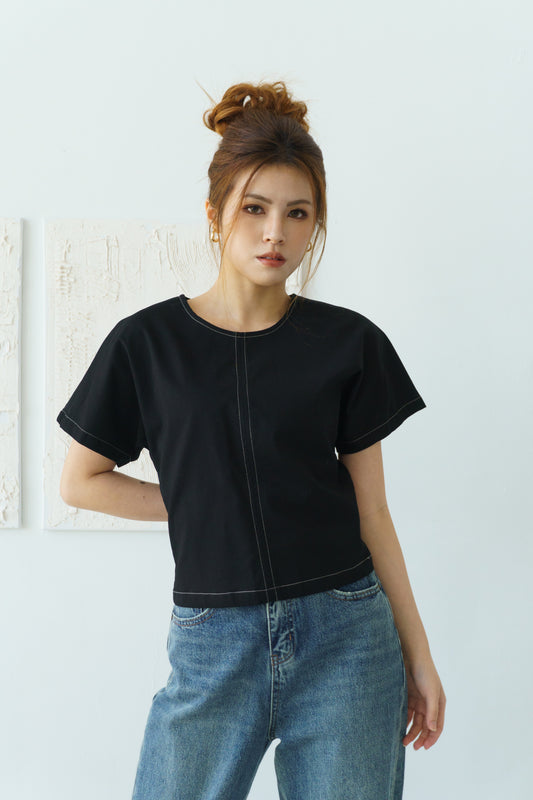 Zip-Back Top (Black)