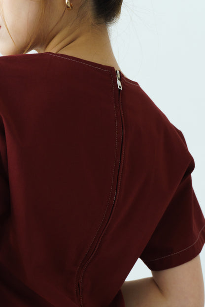 Zip-Back Top (Red)