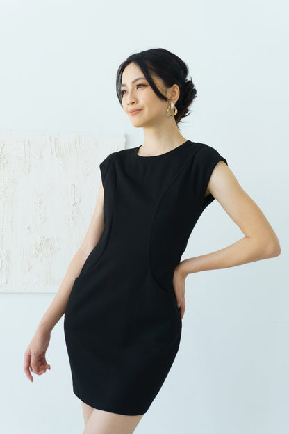 Sleek-Fit Dress (Black)