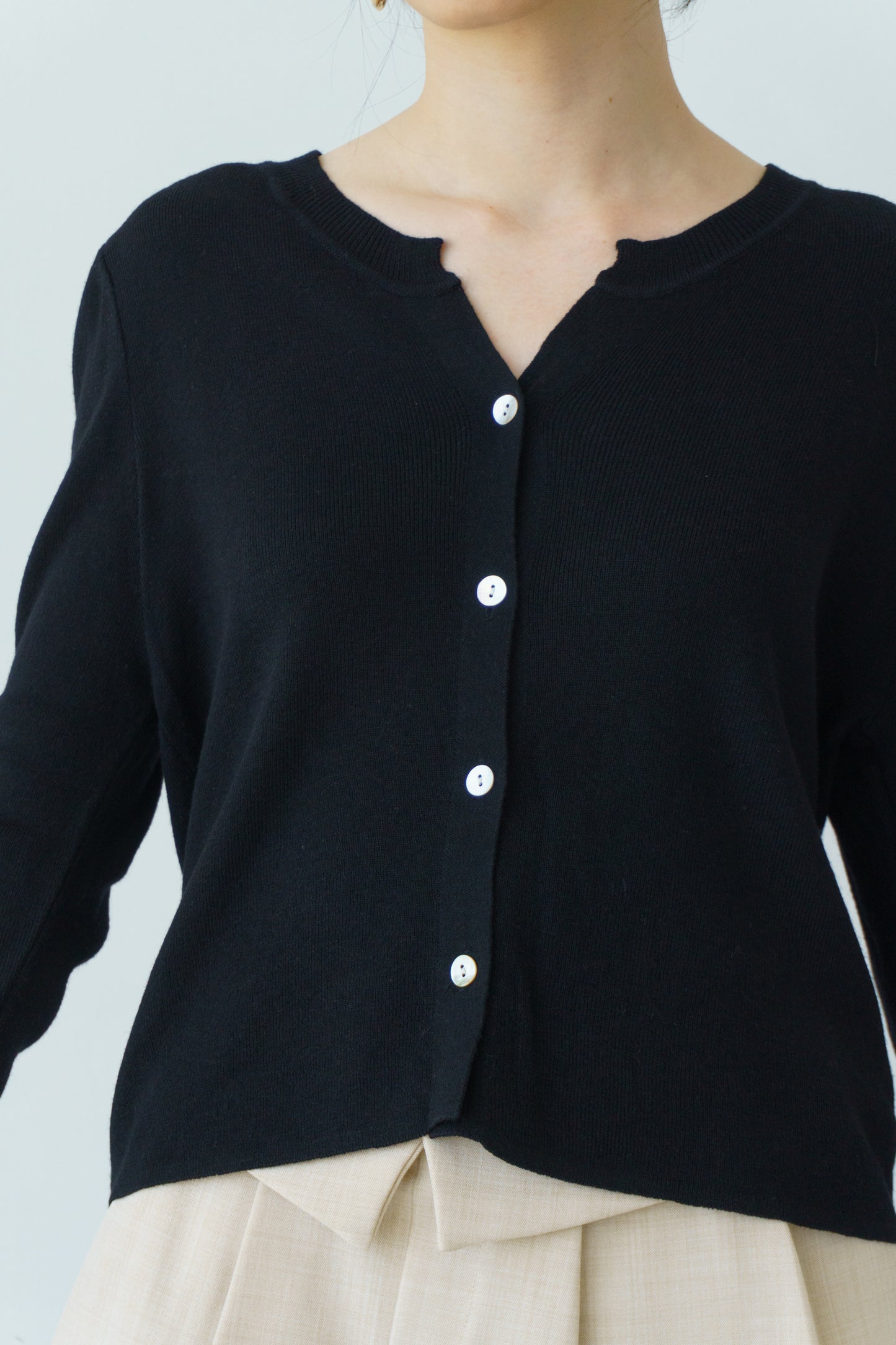 Long Sleeve Knit (Black)