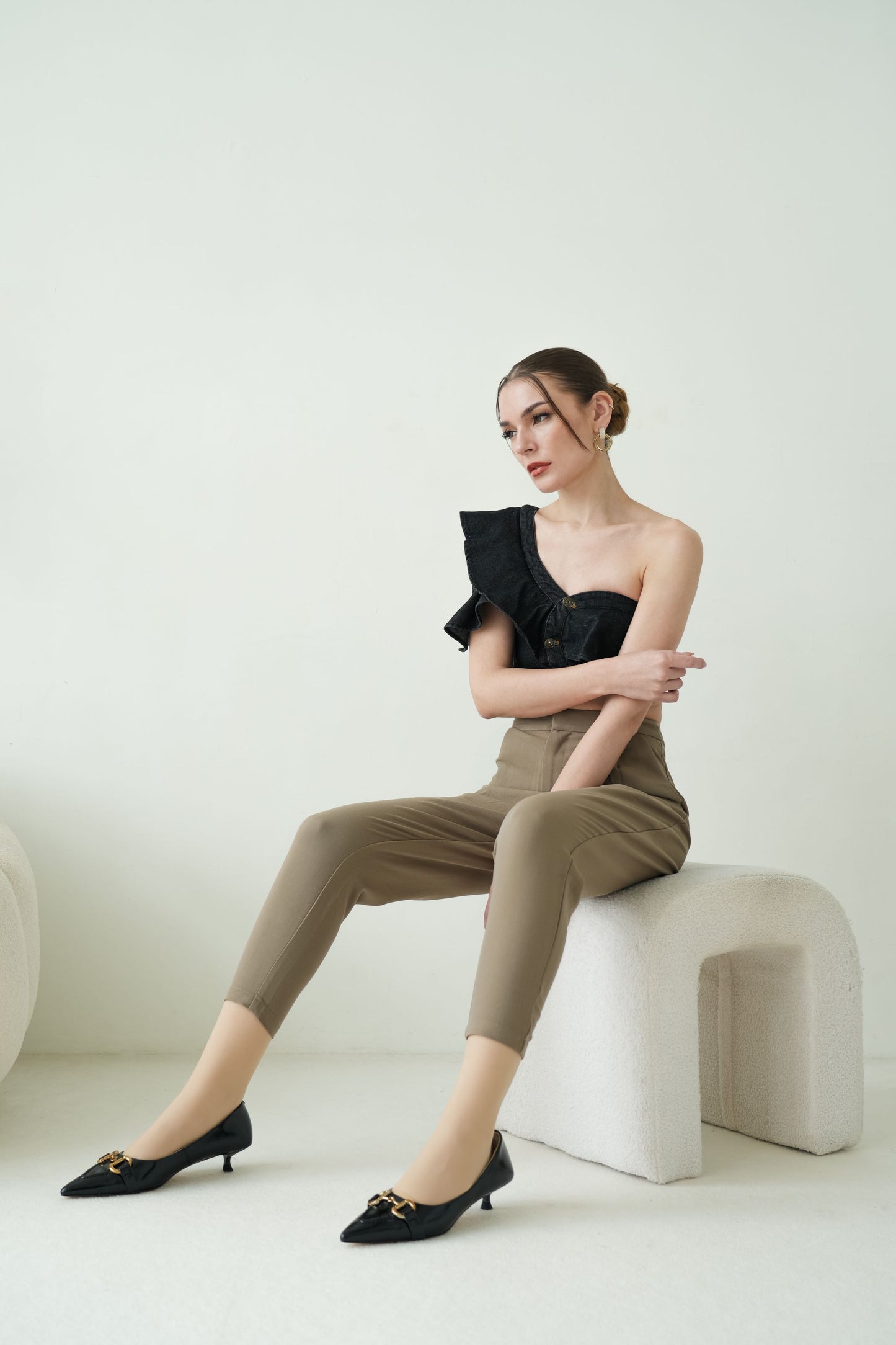 Capri Suit Pants (Khaki)