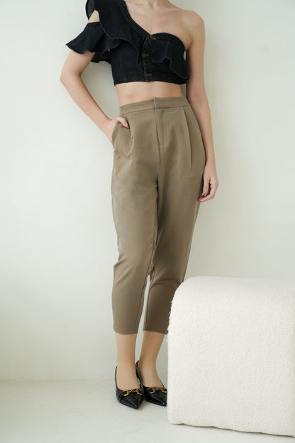 Capri Suit Pants (Khaki)