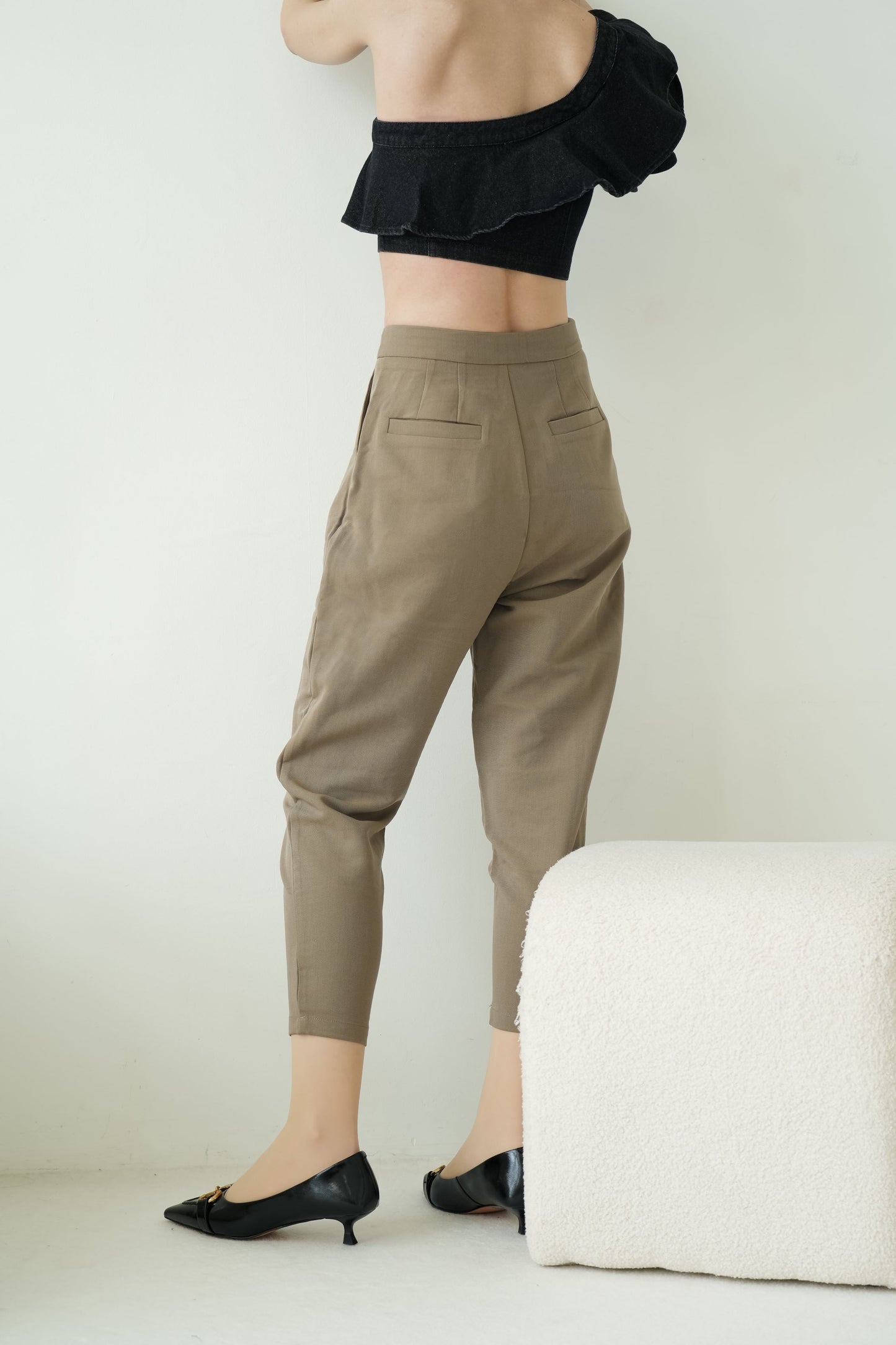 Capri Suit Pants (Khaki)