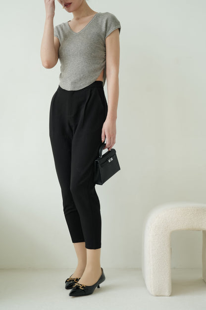 Capri Suit Pants (Black)