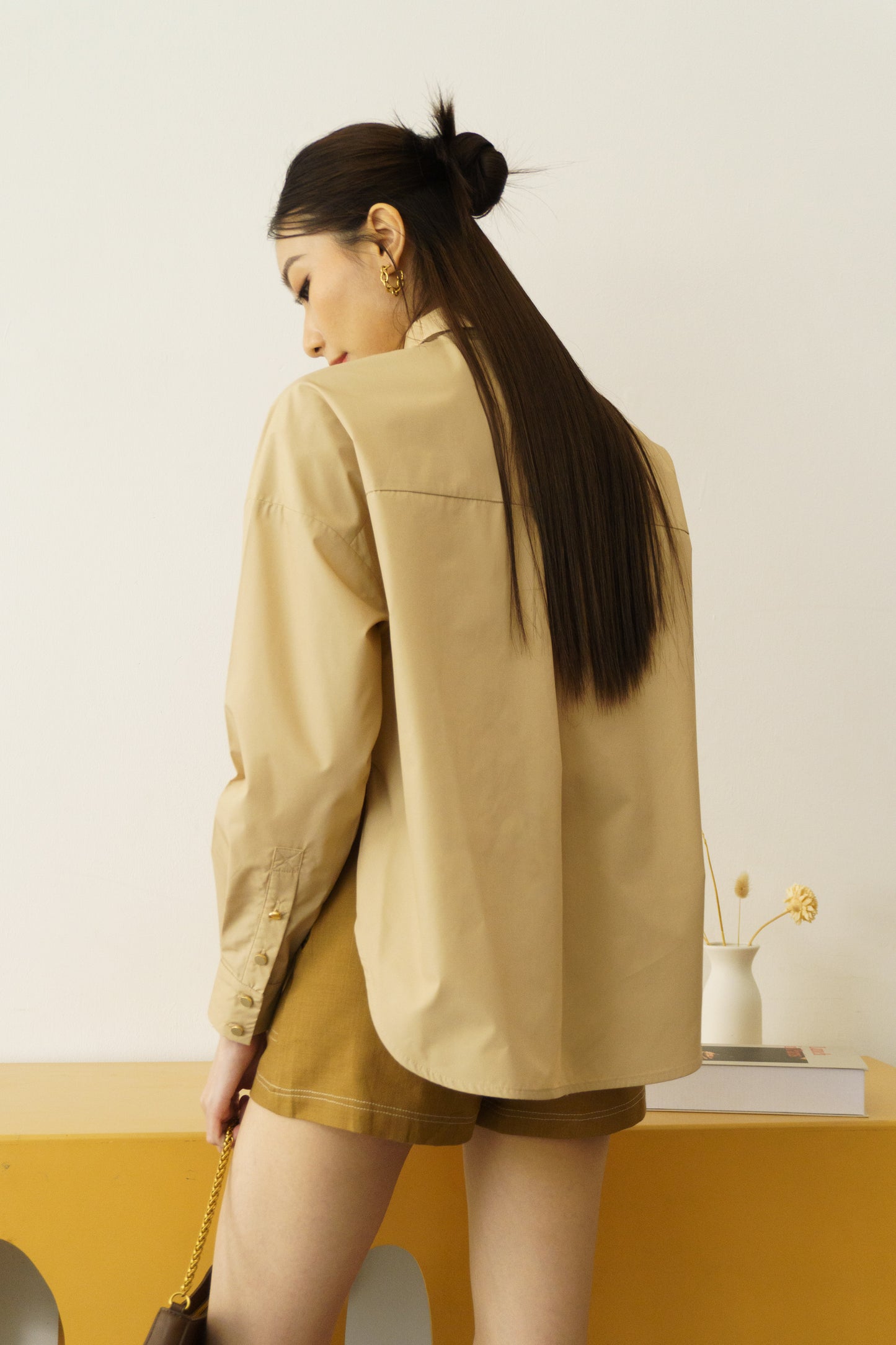 Cascade Blouse (Khaki)