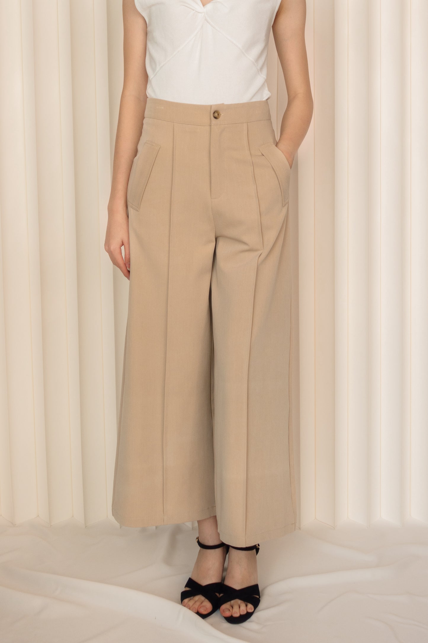 Suit Pants (Beige)