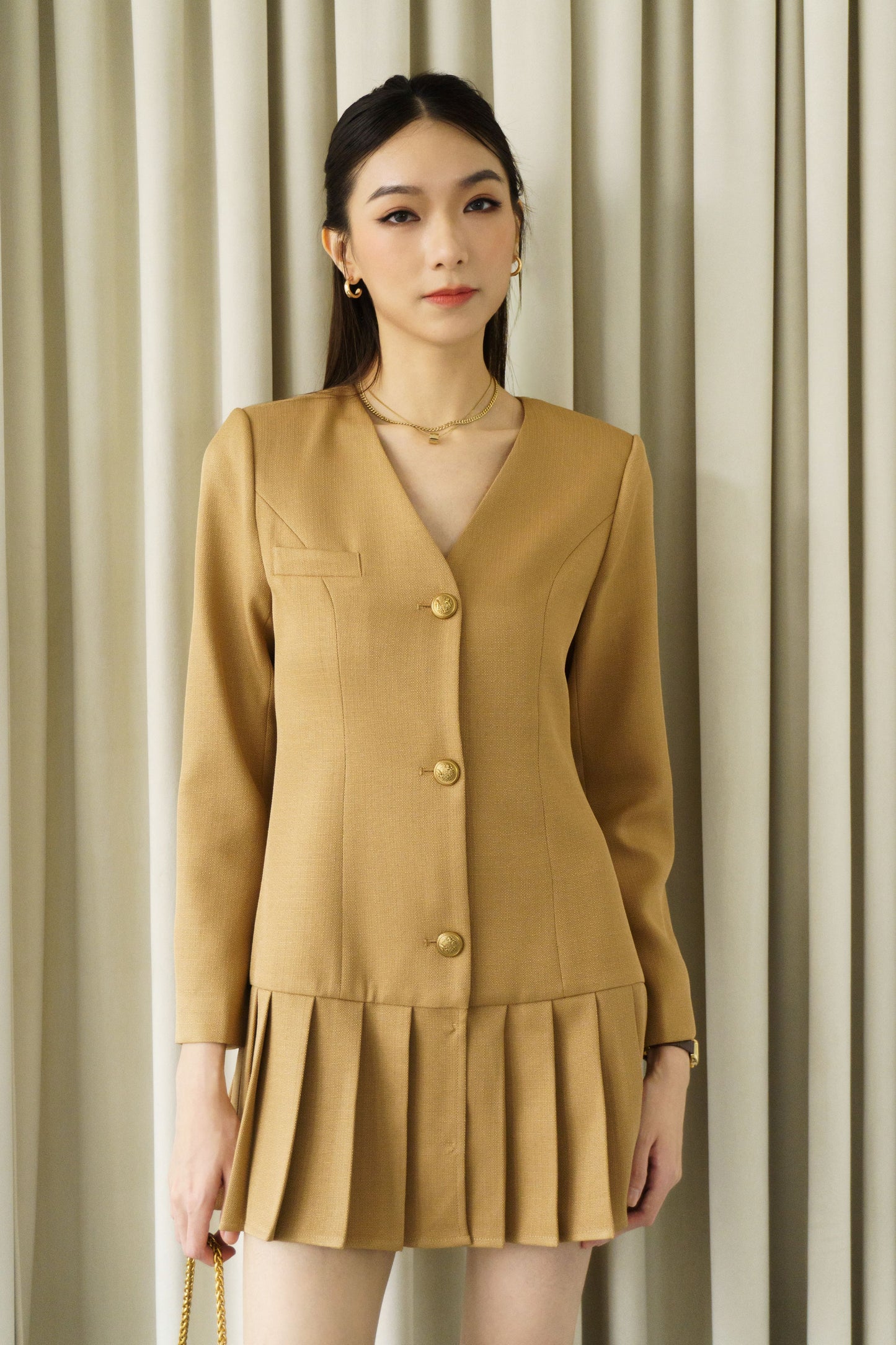 Heiress CNY Dress (Khaki)