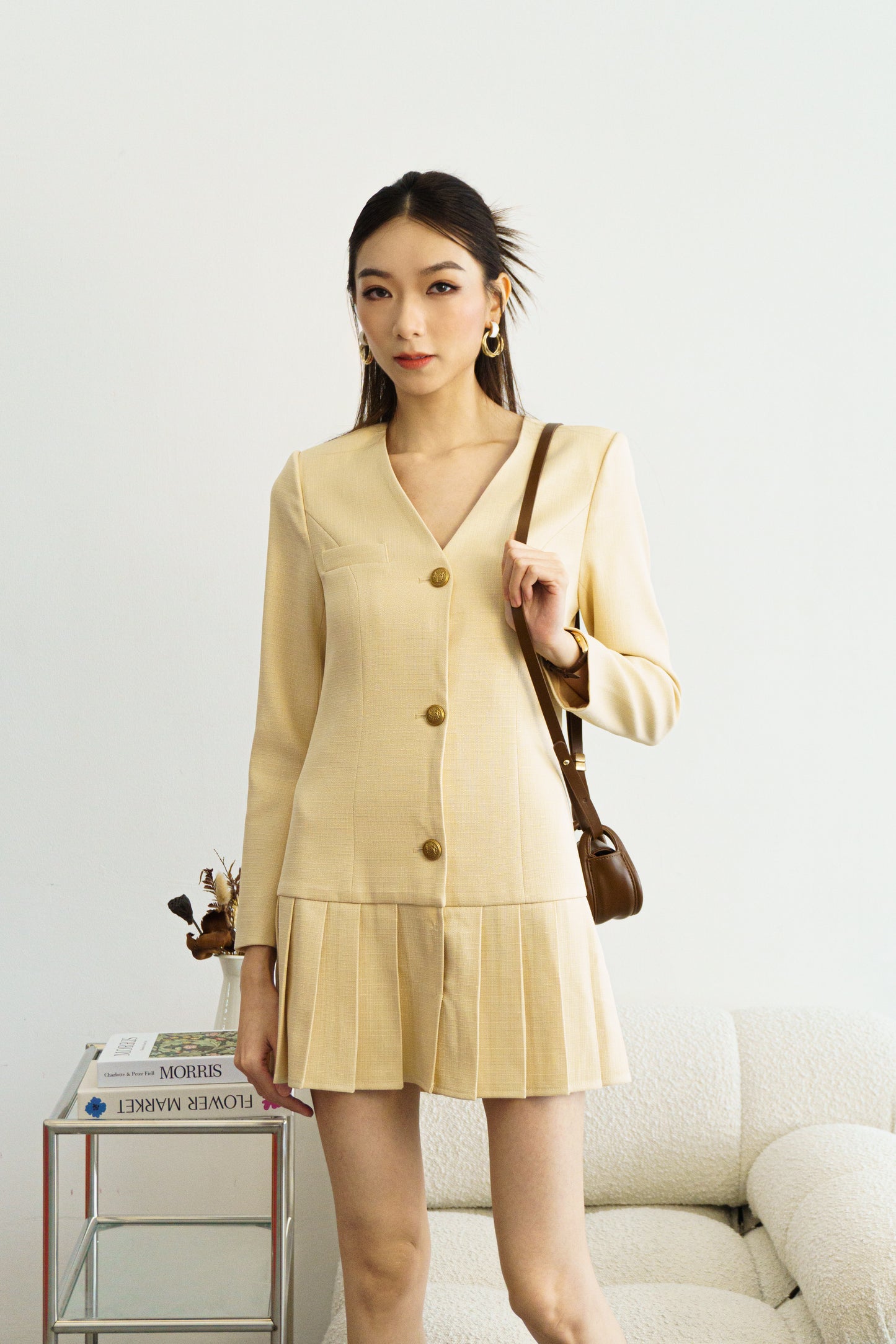 Heiress CNY Dress (Beige)