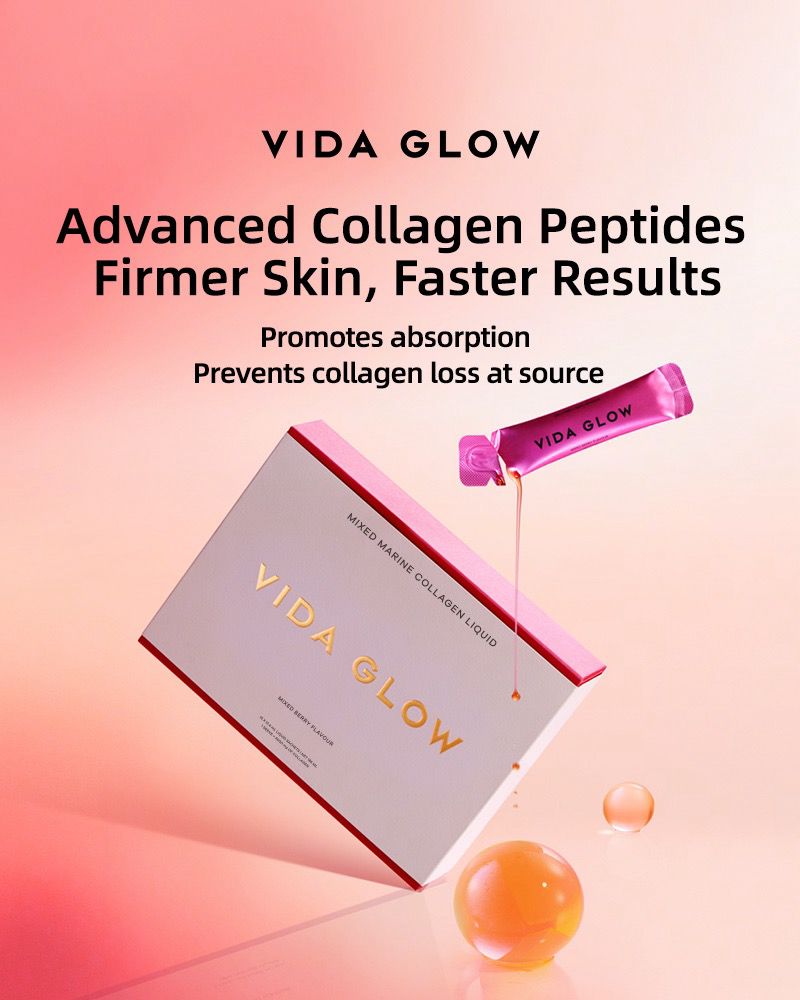 [VIP Upgrade] Vida Glow Collagen Liquid Advance 15 sachets*7 packs Free Reds*10 sachets