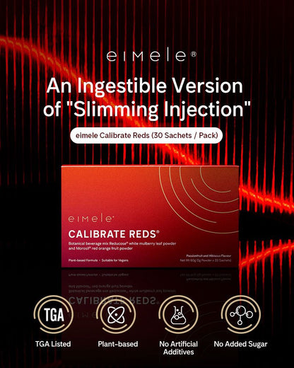 [VIP Upgrade] Eimele Calibrate Reds*2 packs + Coffee*3 packs + Shine Greens Home Edition*2 tins Free Reds*10 sachets