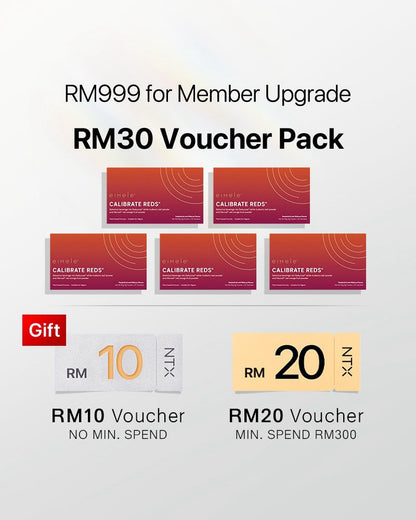 eimele Calibrate Reds*30 sachets*5 packs Free RM30 voucher pack