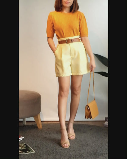 Everett Knit Top (Mustard)