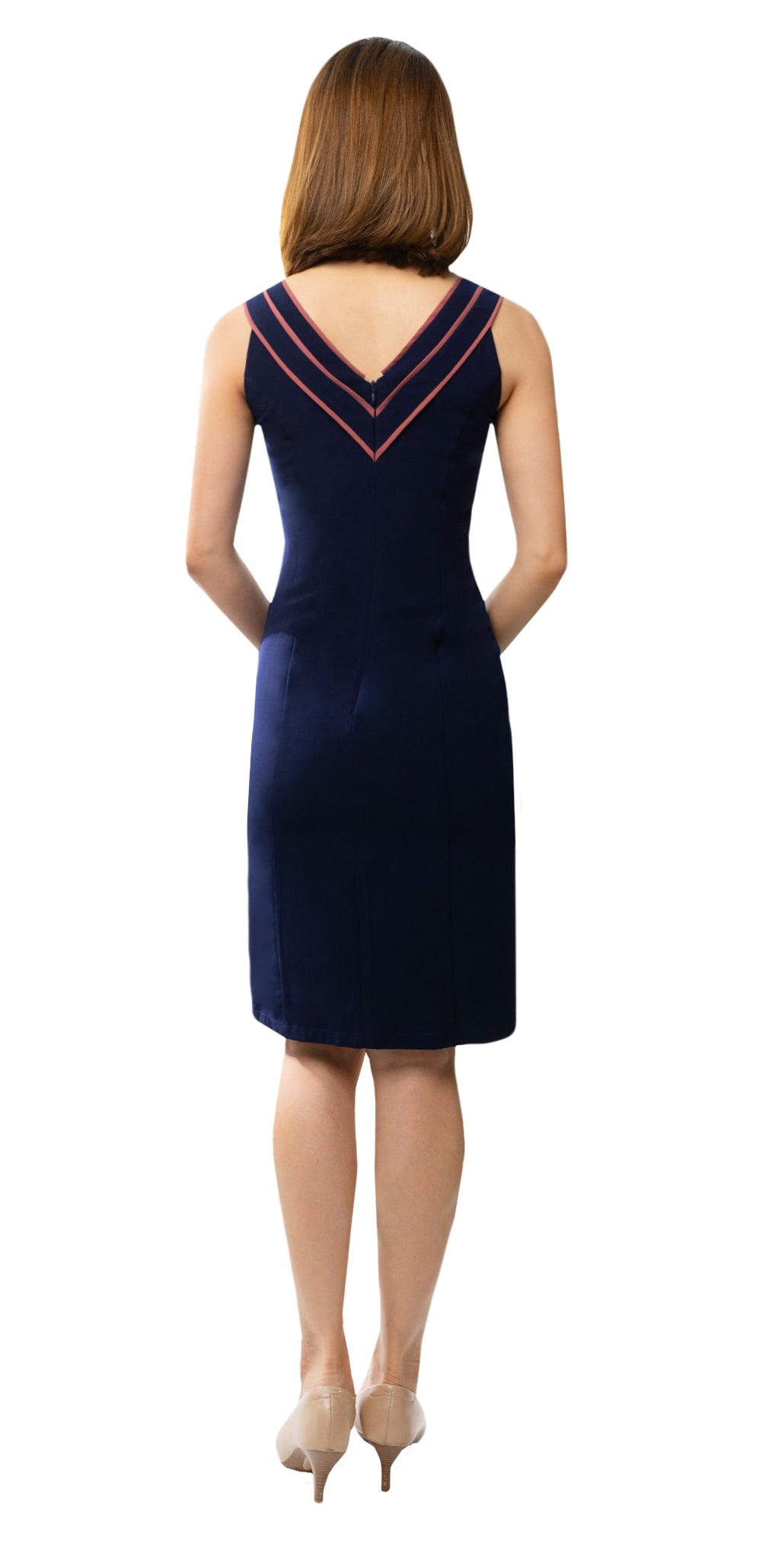 Kaylee Dress (Navy Blue)