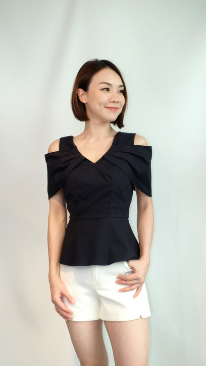 Edith Top (Navy Blue)