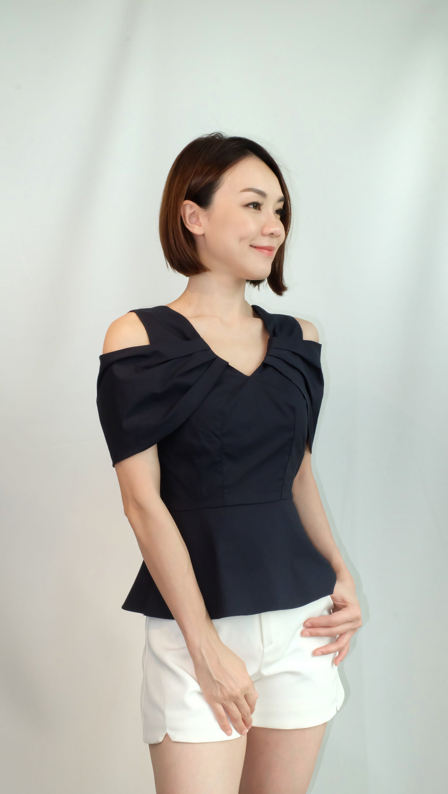 Edith Top (Navy Blue)