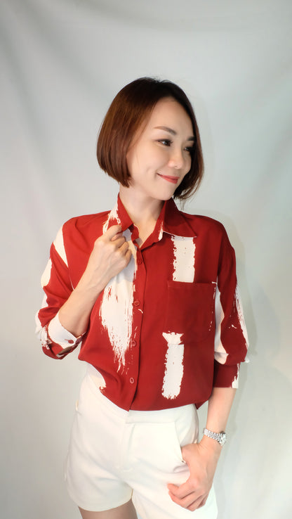 Arlo Top (Red)