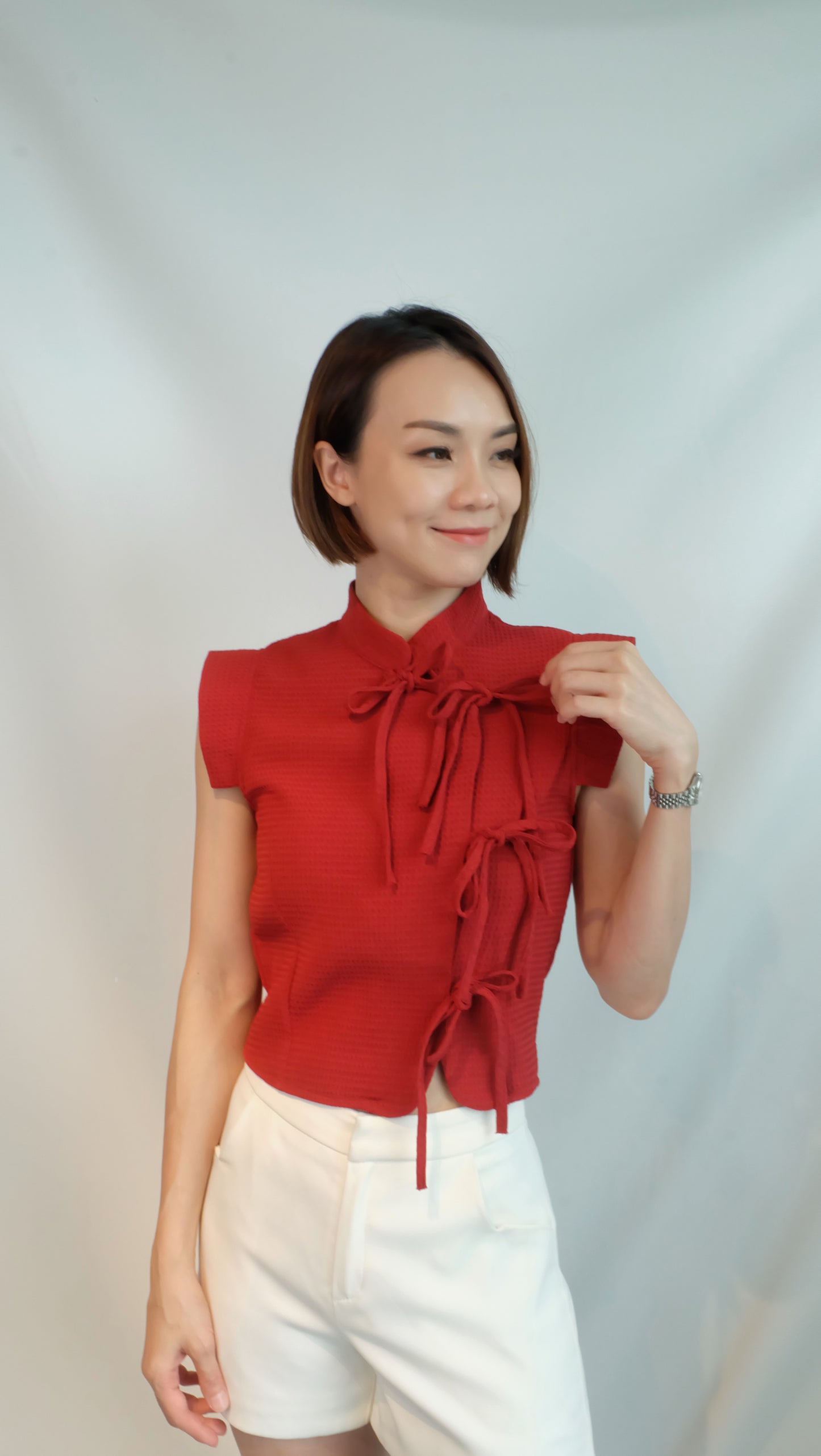 Charlotte Top (Maroon)