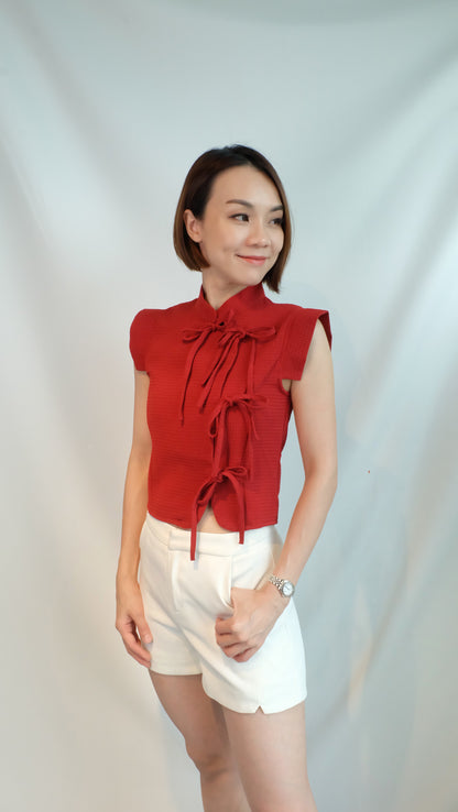 Charlotte Top (Maroon)