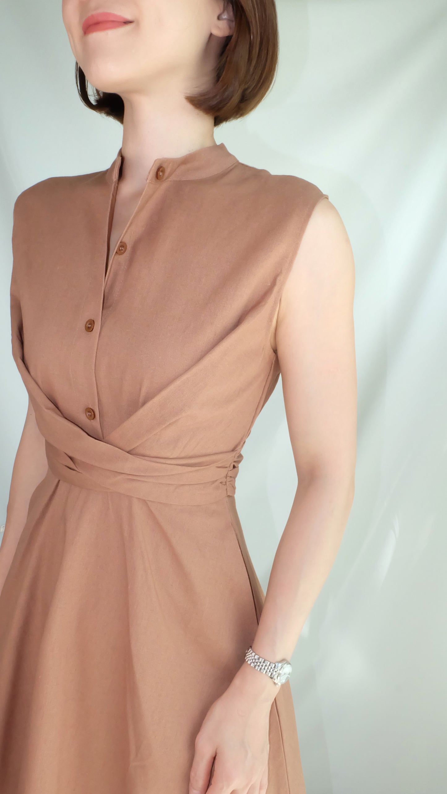 Emmeline Dress (Brown)