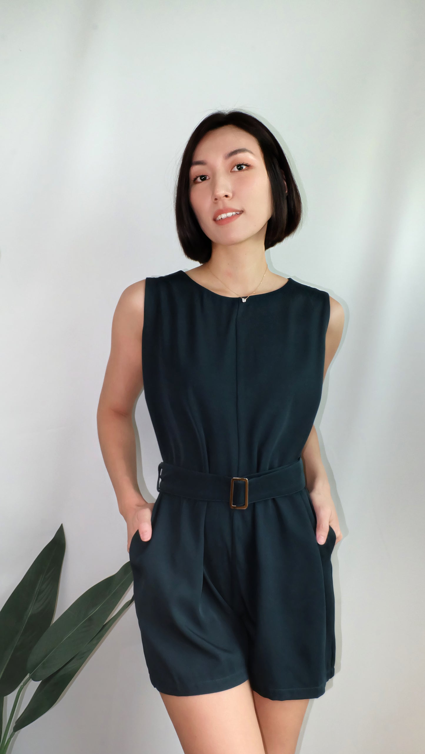 Mary Jumpsuit (Dark Green)