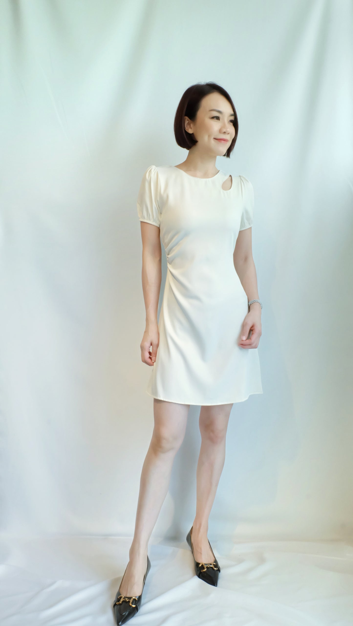 Douglas Dress (Pearl White)